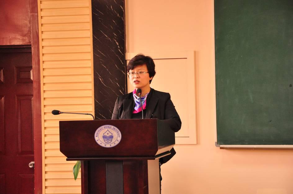 马克思主义学部党委副书记兼副部长程琪作"端正入党动机 争取思想上